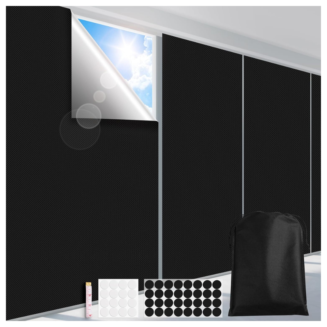 Fadoty 100% Blackout Curtains (118" x 57")