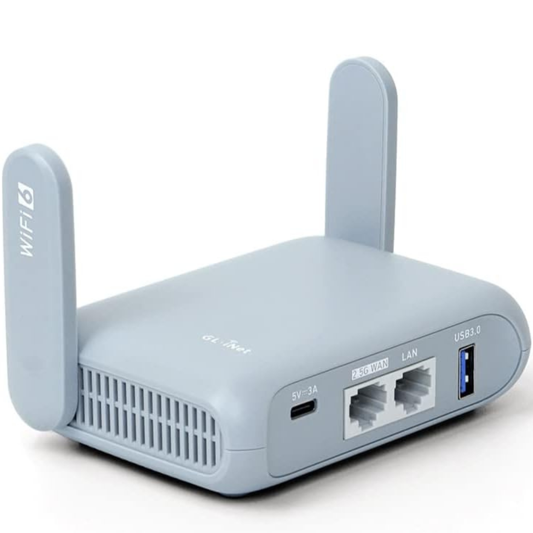 GL.iNet GL-MT3000 Pocket-Sized Wi-Fi 6 Wireless Travel Gigabit VPN Router