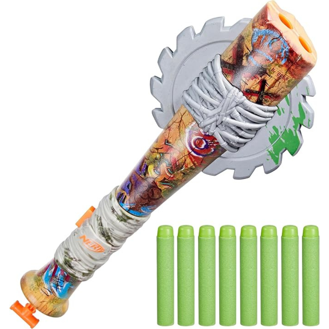 Nerf Zombie Strikeout Dart Blaster with 8 Elite Darts