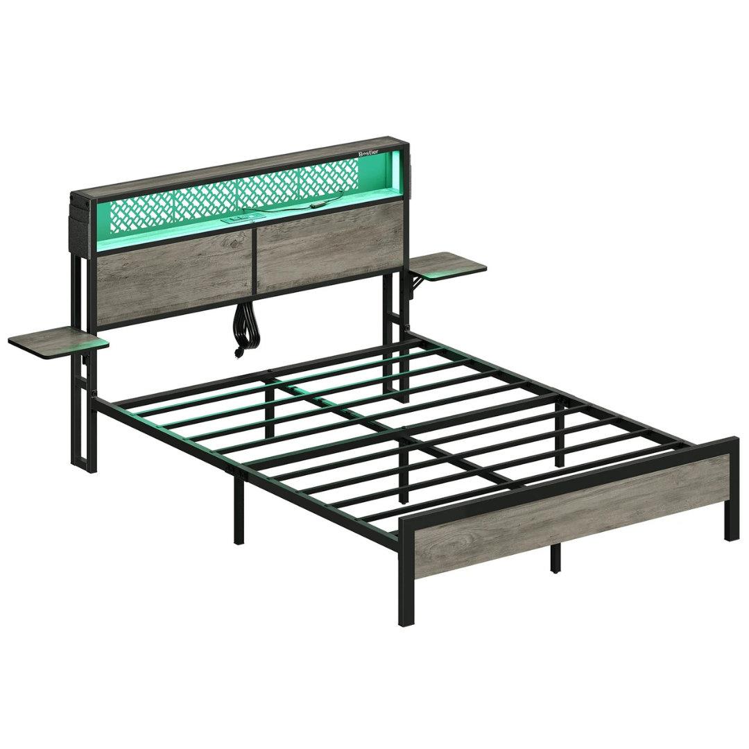 Bestier Queen Size Platform Bed Frame