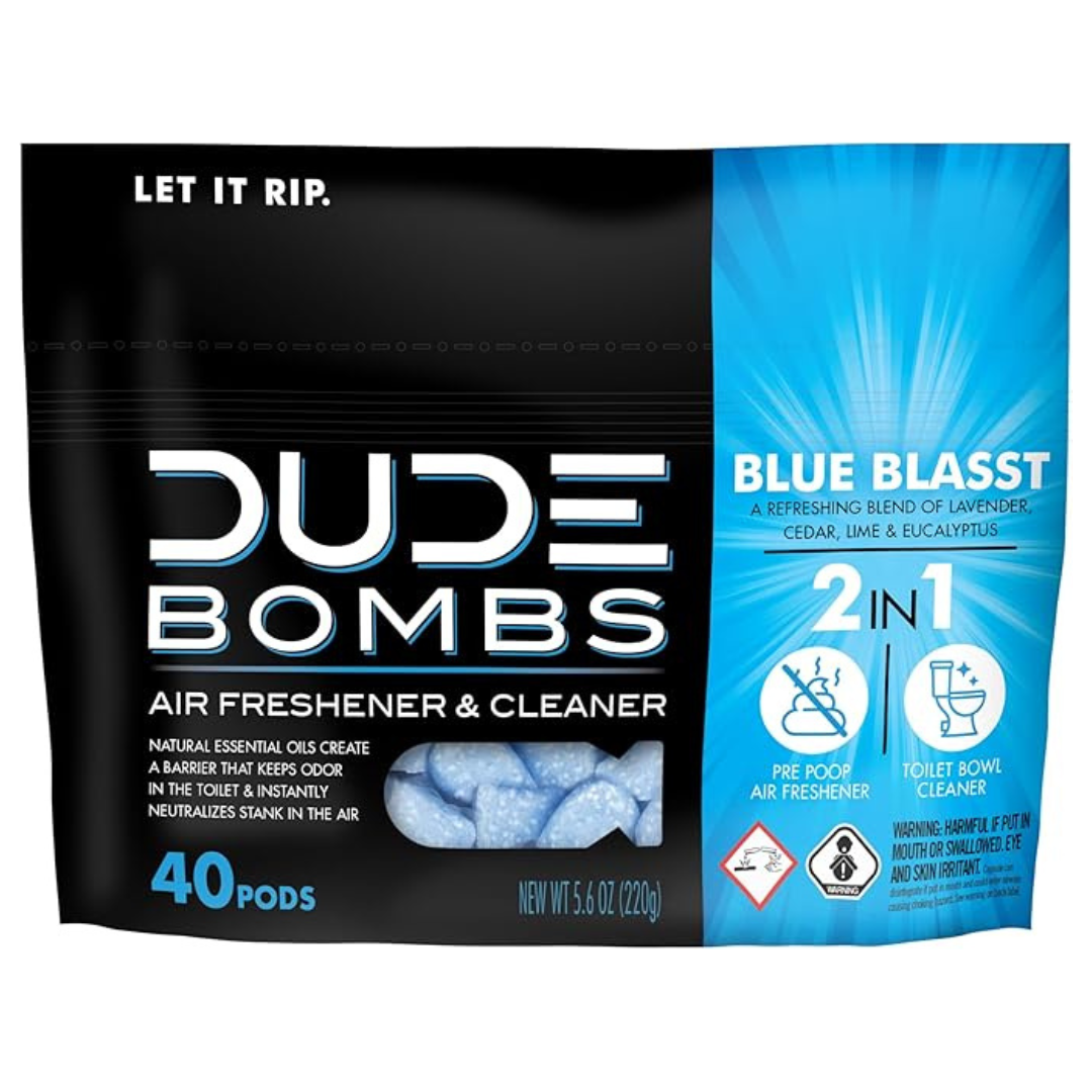 40-Count DUDE Bombs Fresh Scent Toilet Stank Eliminator & Freshener Pods