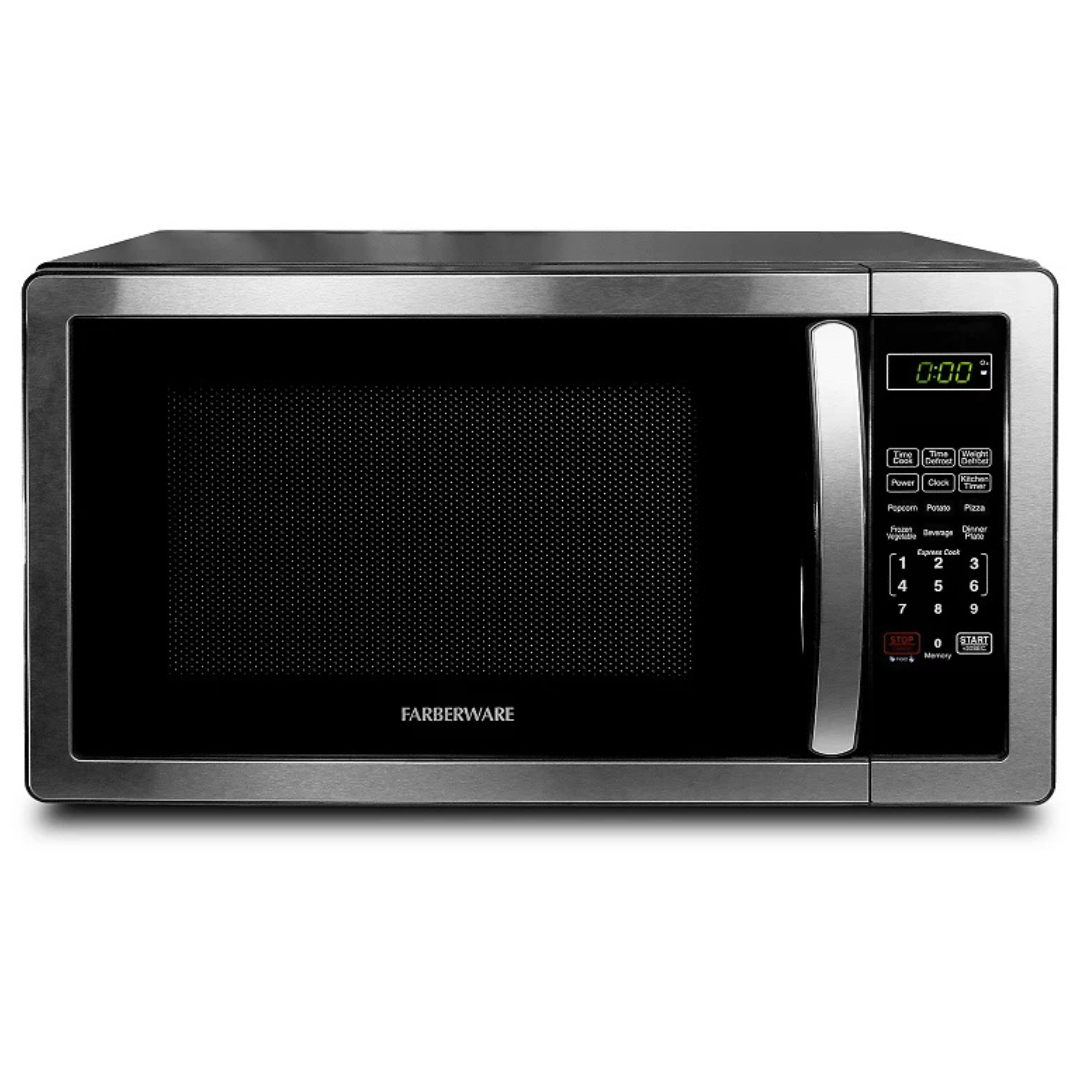 Farberware 1000-Watt Stainless Steel Microwave Oven