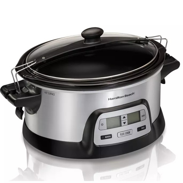 6-Quart Hamilton Beach Programmable FlexCook Slow Cooker