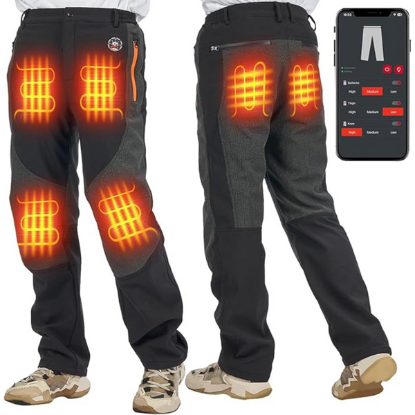 Men's Rechargeable 12V Waterproof Heated Pants