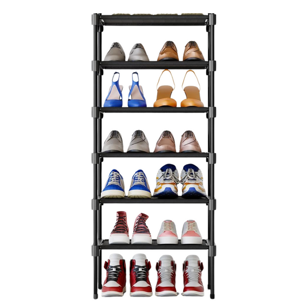 Kitsure Space-Saving Shoe Rack With Non-Woven Fabric