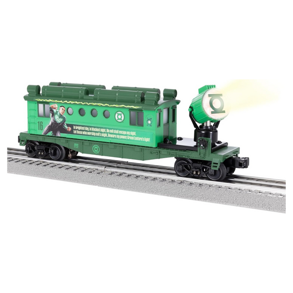 Lionel DC Comics Green Lantern Searchlight O Gauge Model Train Caboose