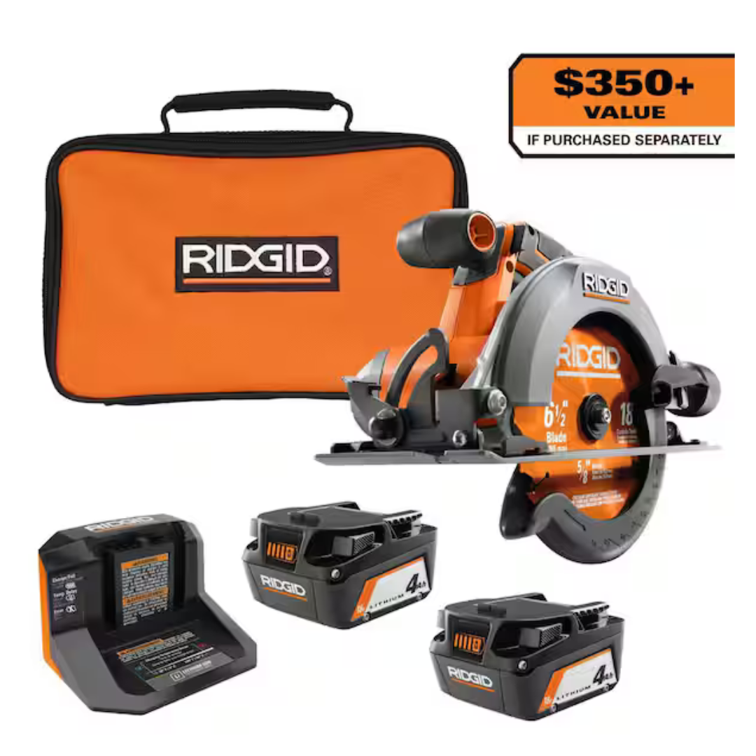 Ridgid 18V Cordless 6-1/2" Circular Saw