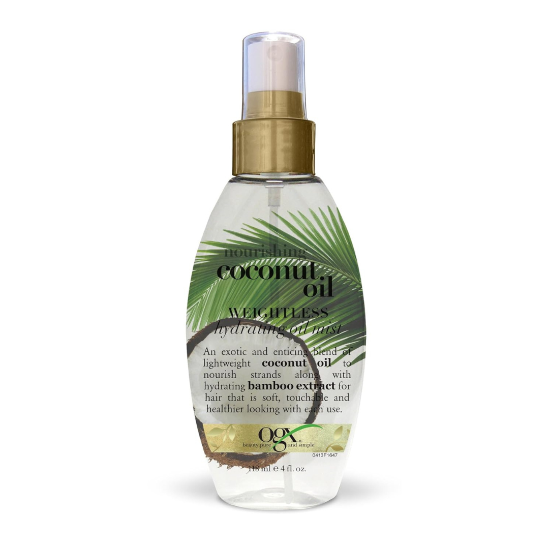 OGX Nourishing + Coconut Oil Weightless Hydrating Oil Hair Mist (4 fl oz)