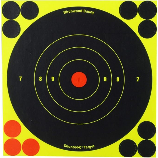 60-Sheet Pack Birchwood Casey SHOOT-N-C 6" Round Target