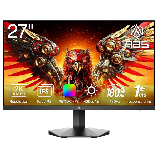 ABS GQ271NE 27" WQHD 180Hz 1ms HDR IPS Gaming Monitor