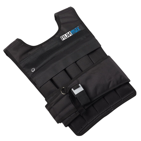 RUNMax 12lbs-140lbs Adjustable Weighted Vest With Shoulder Pads