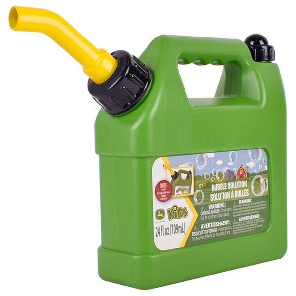 John Deere 24oz Bubble Can With Pouring Spout