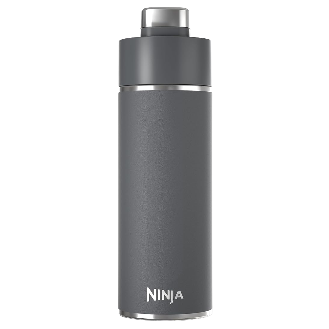 Ninja Thirsti 18oz Travel Water Bottle, For Carbonated Sparkling Drinks, Colder And Fizzier Longer