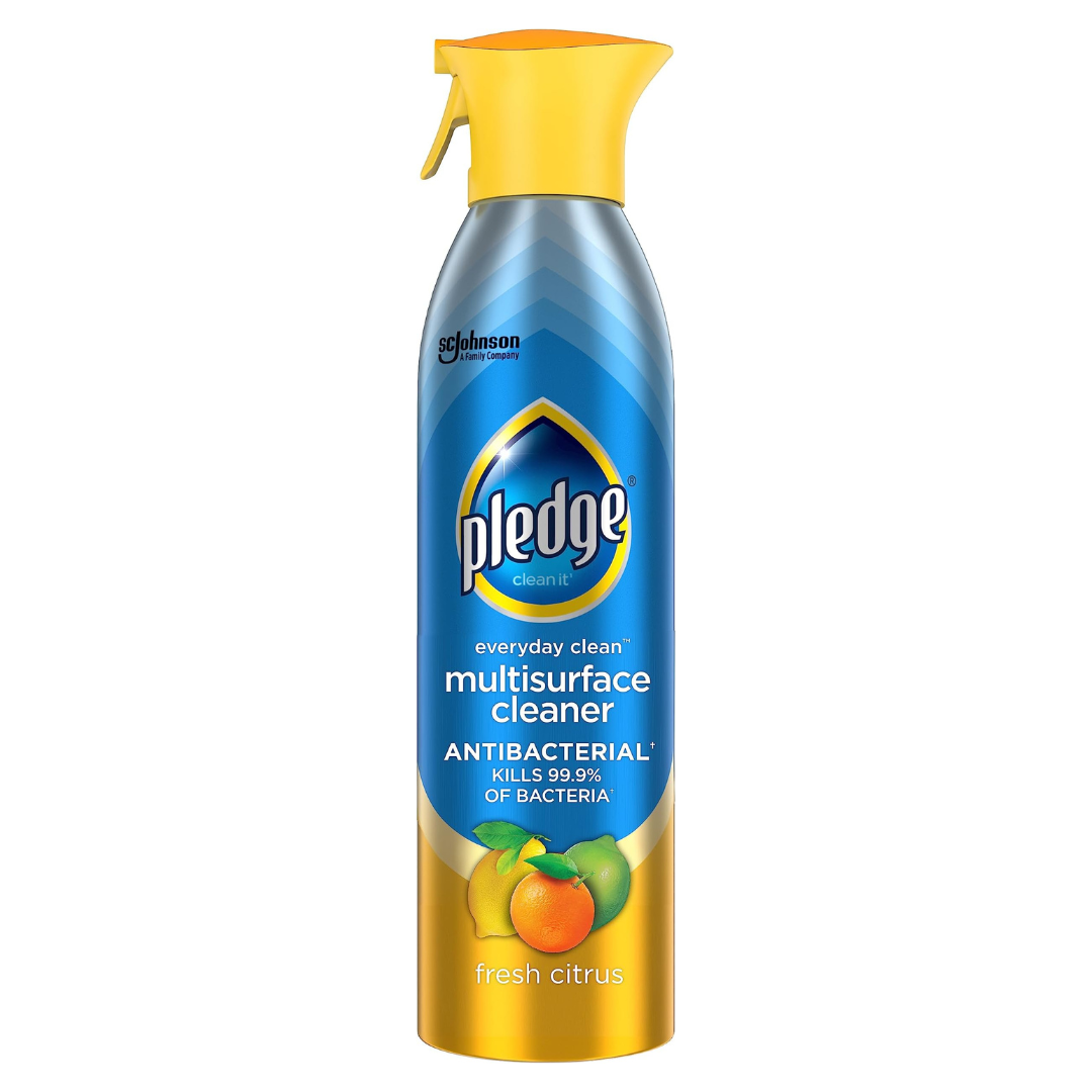 Pledge Everyday Clean Multi Surface Cleaner & Antibacterial Spray Aerosol (9.7 Oz)