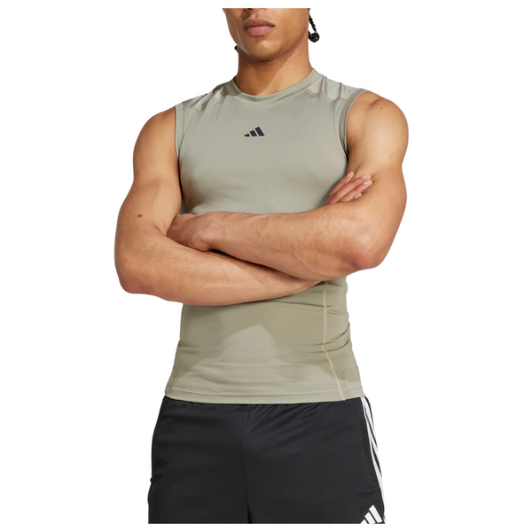 Adidas Men's Techfit Compression Training Sleeveless Tee (Various)