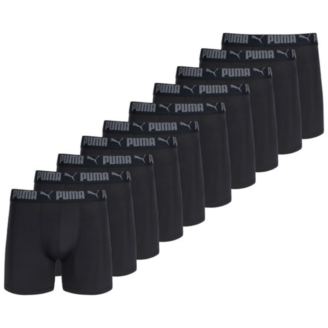 10-Pack PUMA Men's Performance Boxer Briefs (Various)