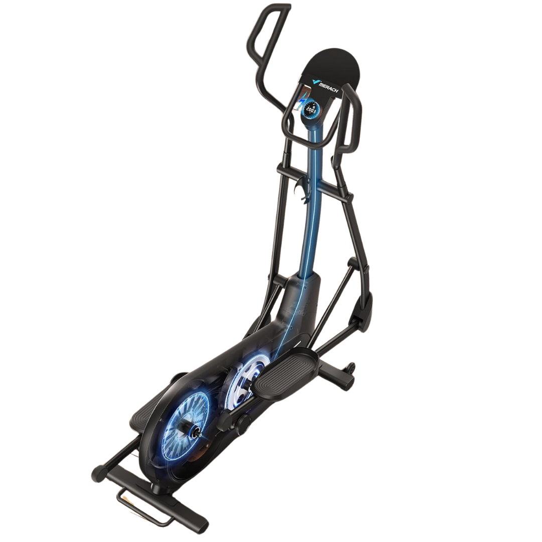 18.5" Stride Hyper-Quiet Magnetic Drive System Elliptical Exercise Machine