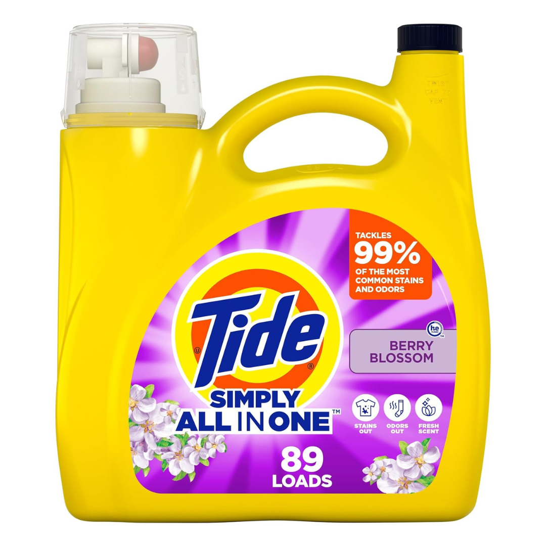 Tide Simply Clean & Fresh Liquid Laundry Detergent, 117 Floz (89 Loads)