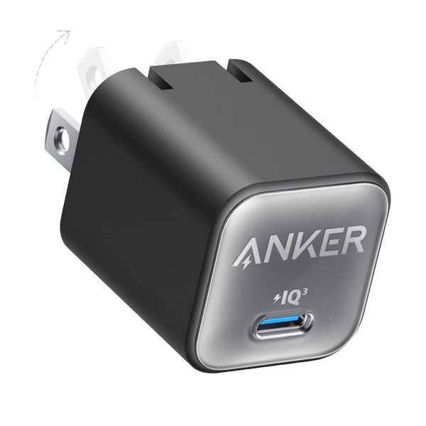 Anker 30W PIQ 3.0 Foldable USB-C PPS Fast Charger