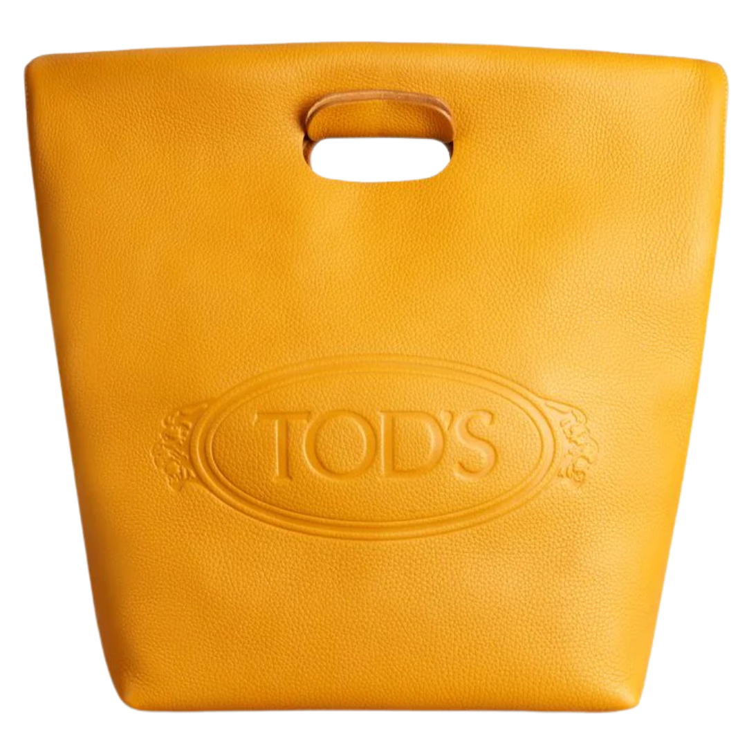 Tods Women's Leather Medium Shopping Tote (Yellow)