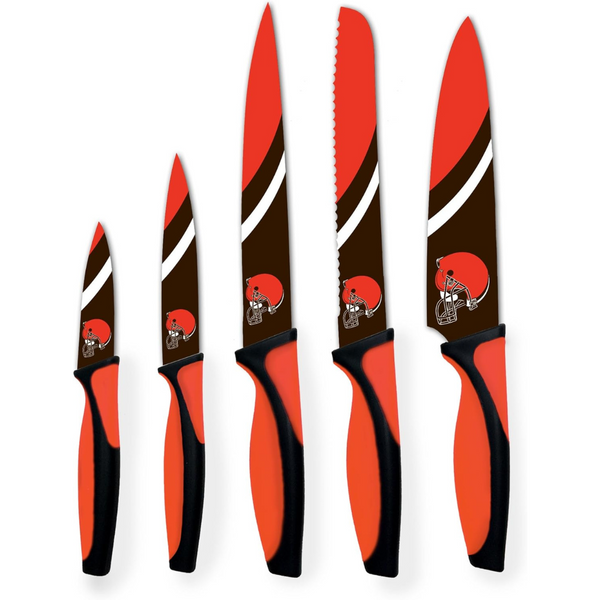 The Sports Vault NFL Cleveland Browns Kitchen Knives