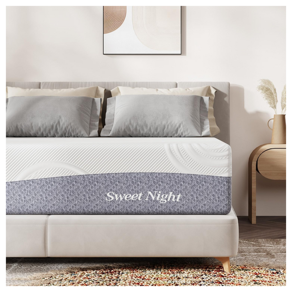 Sweetnight King Size 12" Gel Memory Foam Mattress