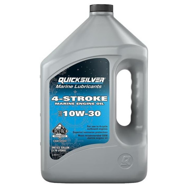 Quicksilver 1-Gal. Mineral 10W-30 4-Stroke Marine Engine Oil