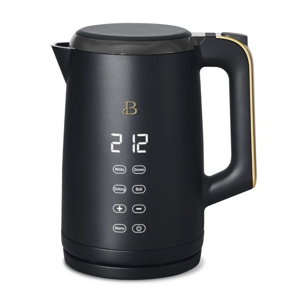 1.7-Liter 1500W Electric Kettle With One-Touch Activation (Black Sesame)