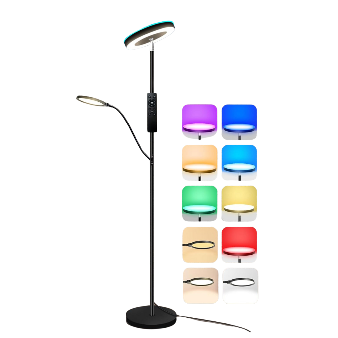 7 Colors Modern Reading Floor lamp