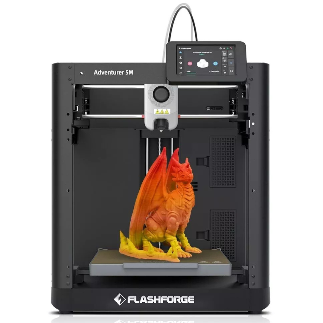 FlashForge Adventurer 5M High-Speed 600 mm/s Auto Leveling WiFi 3D Printer