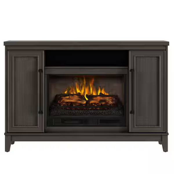 Scott Living Blaine 54" Media Console Wooden Electric Fireplace