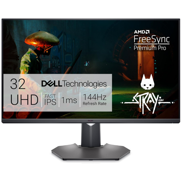 Dell G3223Q 32" 4K UHD 144Hz 1ms HDR IPS Freesync and G-SYNC Compatible Gaming Monitor