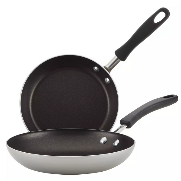 Farberware Cookstart Aluminum DiamondMax Nonstick 2-Piece Skillet Set