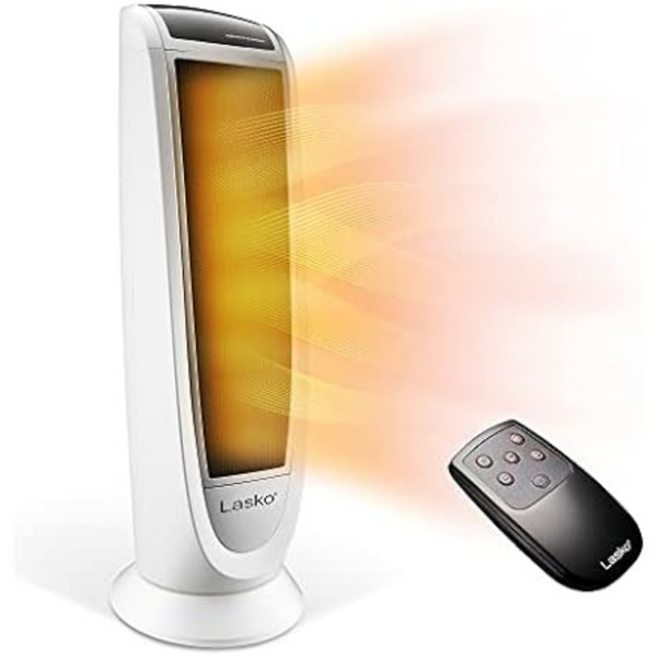 Lasko 5165 Oscillating 1500W Digital Ceramic Tower Heater