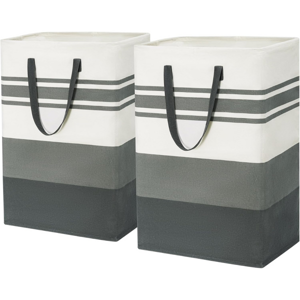 2-Pack Goodpick Large Laundry Hamper with Extended Handles, 75L