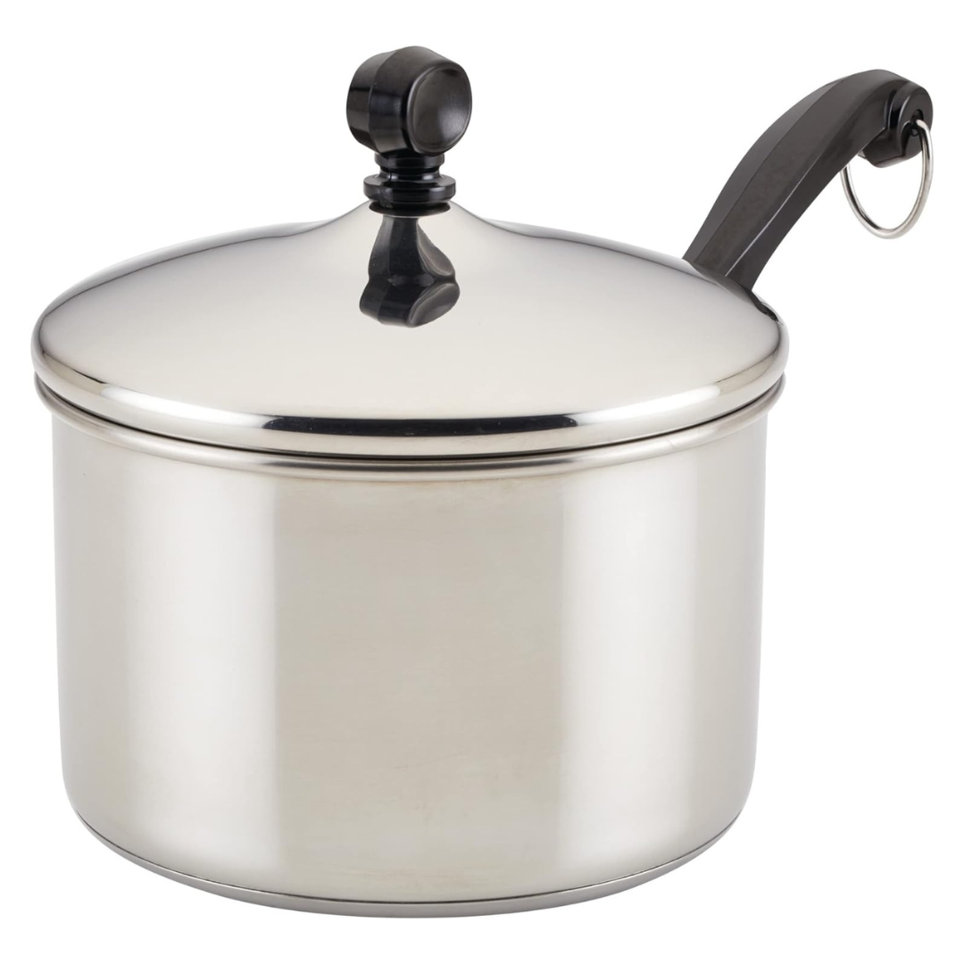 Farberware Classic Stainless Steel 3 Quart Saucepan With Lid