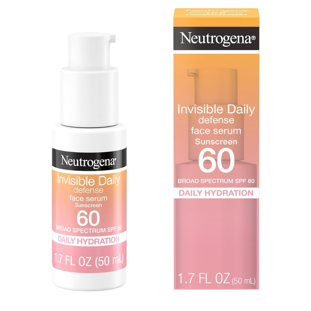 Neutrogena Daily Defense SPF 60 Face Sunscreen & Hydrating Serum