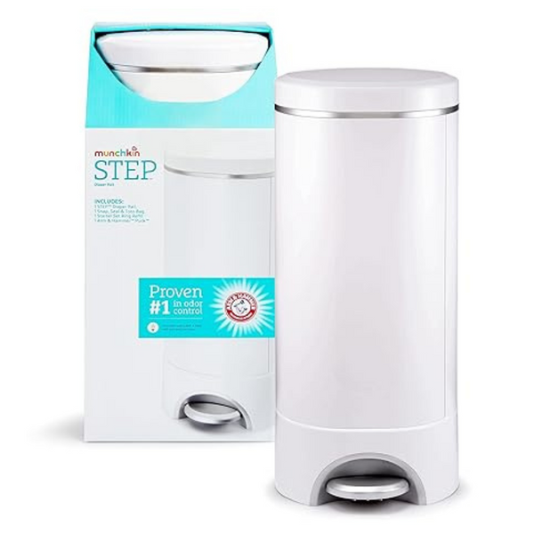 Munchkin Step Diaper Pail Powered By Arm & Hammer