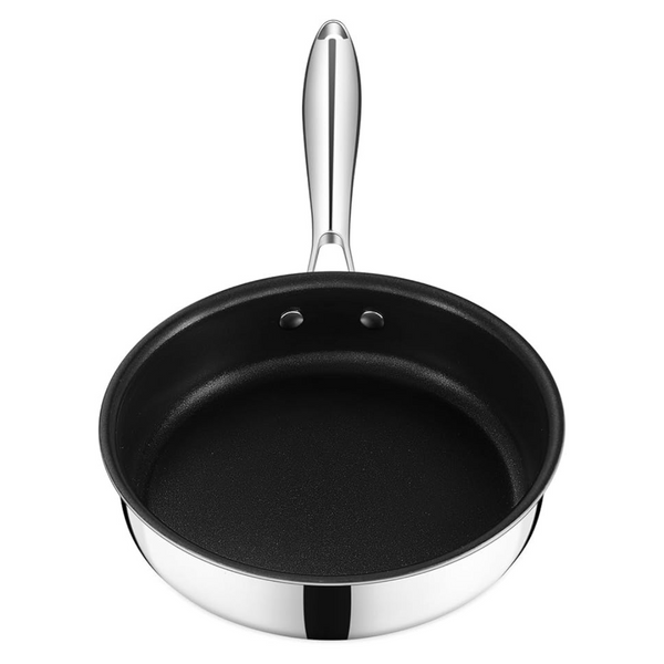 8" Stainless Steel Nonstick Frying Pan w/ Non-stick Coating & Stay-Cool Handle