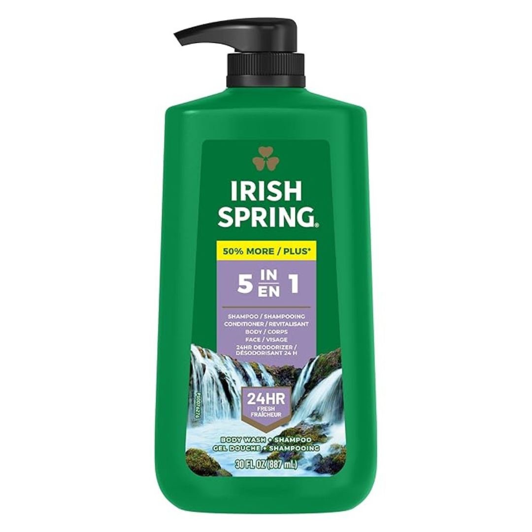 Irish Spring 5 In 1 Body Wash (30 Oz Pump)