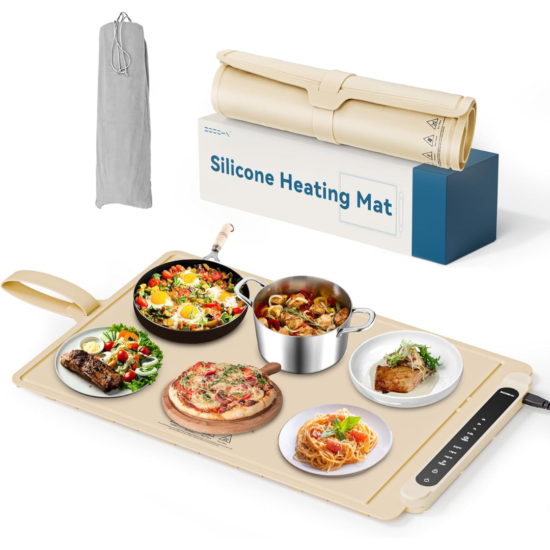 Portable Roll Up Adjustable Electric Silicone Food Warming Mat