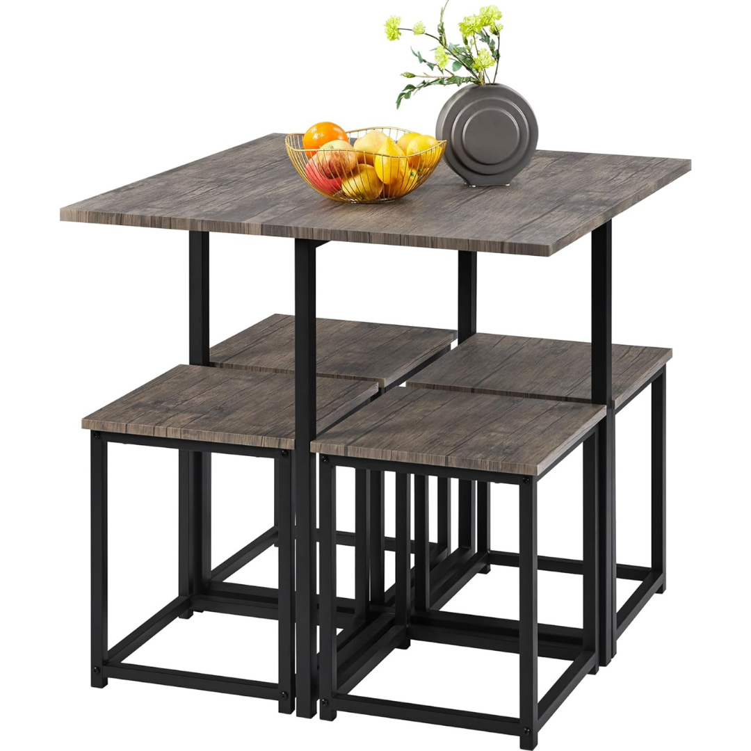 Yaheetech Industrial Dining Table Set