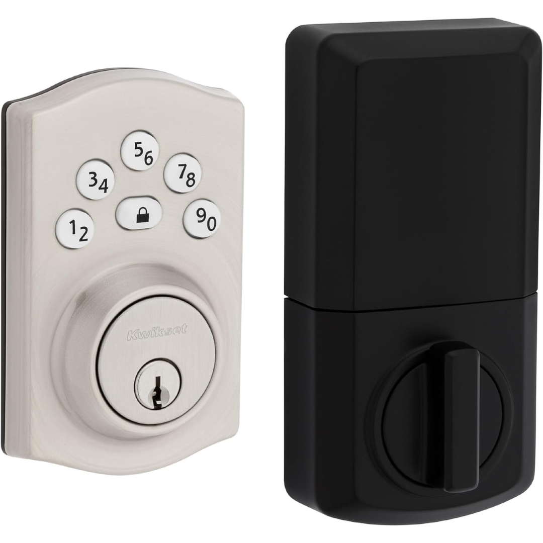 Powerbolt 240 5-Button Keypad Satin Nickel Electronic Deadbolt Door Lock