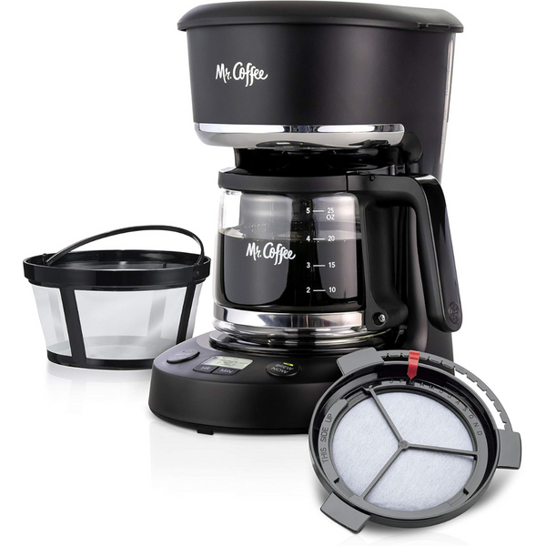 Mr. Coffee 5 Cups Programmable Coffee Maker Machine (25 oz)