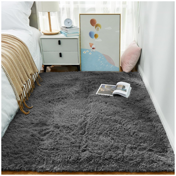 4ft x 6ft Fluffy Fuzzy Shag Shaggy Soft Plush Carpet