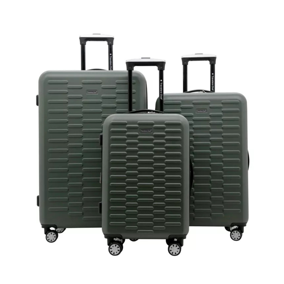 Travelers Club 3-Piece Shannon Spinner Expandable Luggage Set (3 Colors)