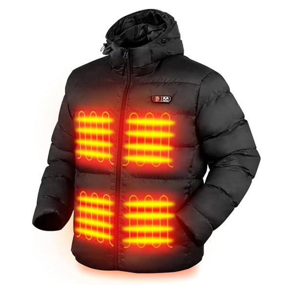 Men's Heated Lightweight 5 Heat Zones Jacket