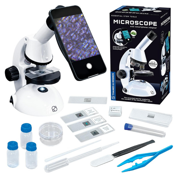 Thames & Kosmos Entry-Level Microscope With 45 Accessories & Smartphone Adapter