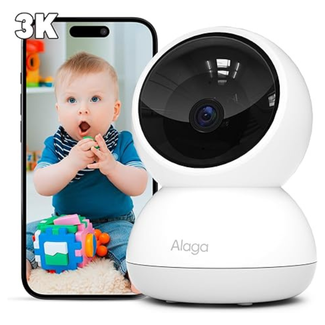 Alaga 5G WiFi Indoor Security Camera For Home, Pets & Animals