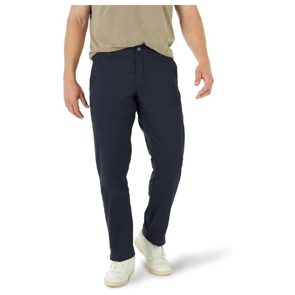 Lee Men’s Extreme Motion Flat Front Relaxed Taper Pants